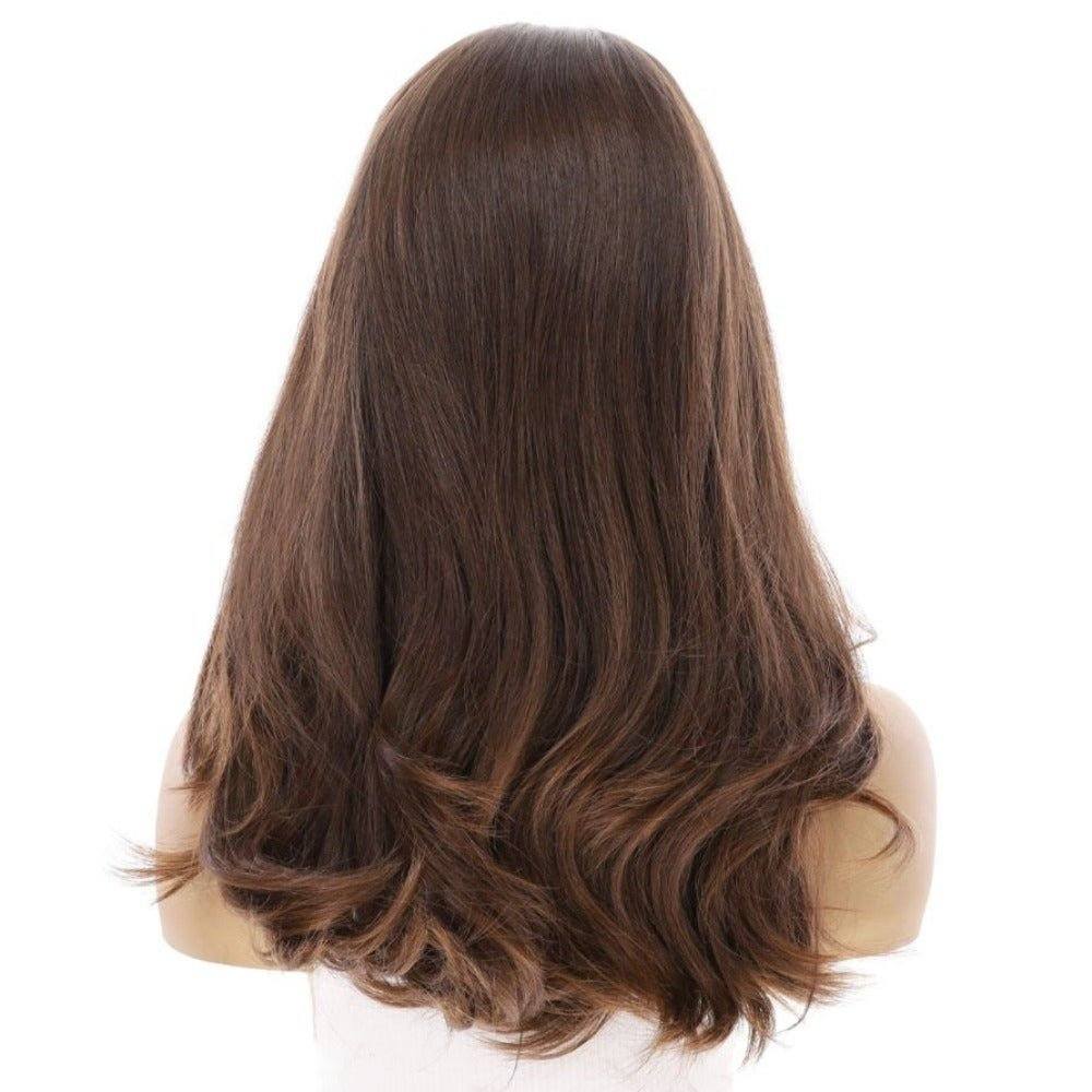 20" Luxe Silk Top Wig #6 Neutral Medium Brown - Image 5