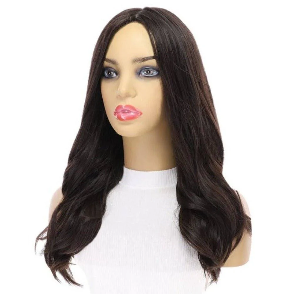 20" Luxe Silk Top Wig #2 Neutral Dark Brown - Image 5