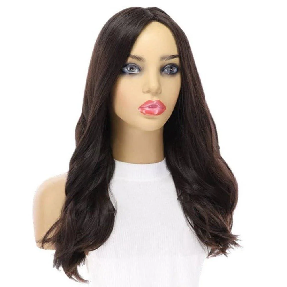 20" Luxe Silk Top Wig #2 Neutral Dark Brown - Image 6