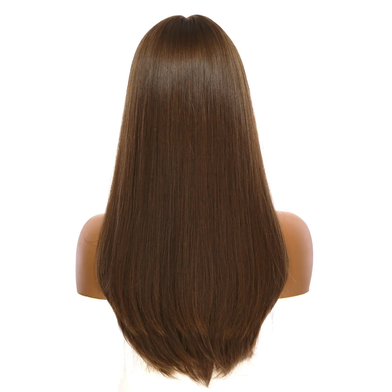 20" Luxe Silk Top Wig #10 Neutral Light Brown - Image 3