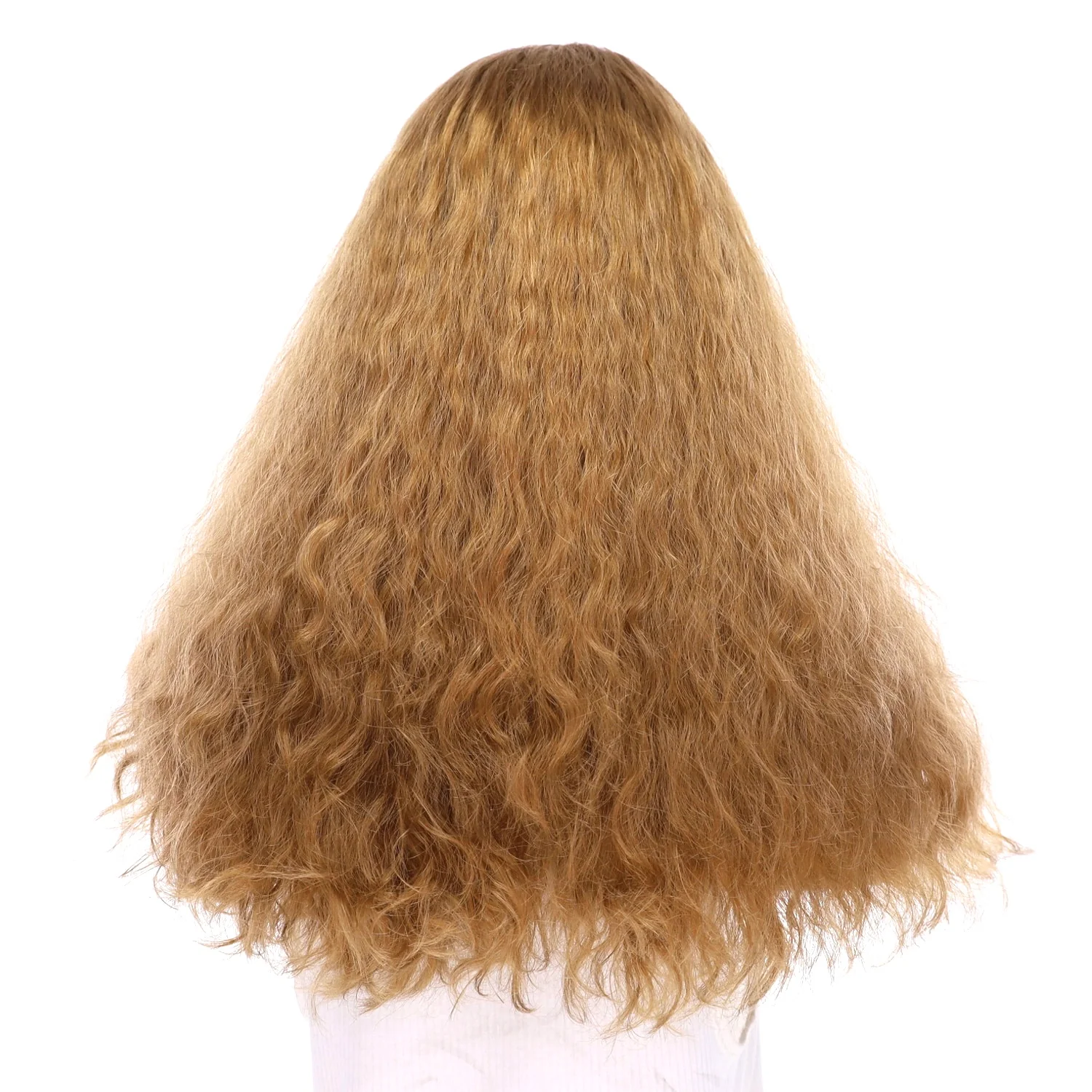 20" Luxe Silk Top Wig #16 Warm Dark Blonde Wavy - Image 3
