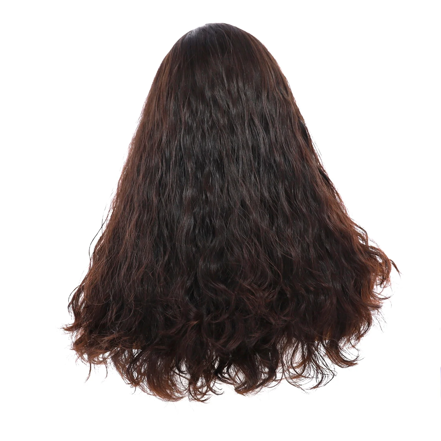 20" Luxe Silk Top Wig #1B Black Wavy - Image 3