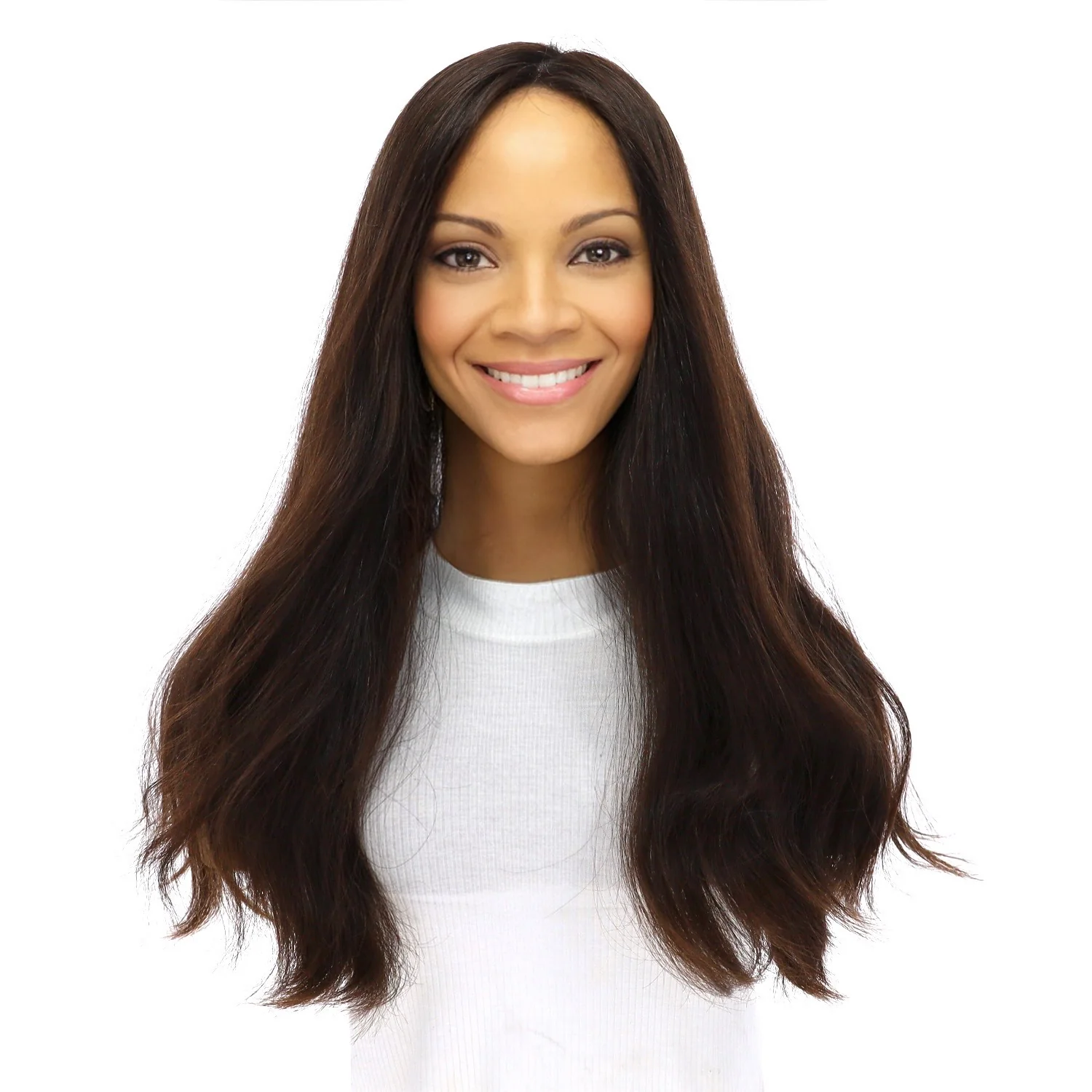 20" Onyx Silk Top Topper #4 Dark Brown - Image 2