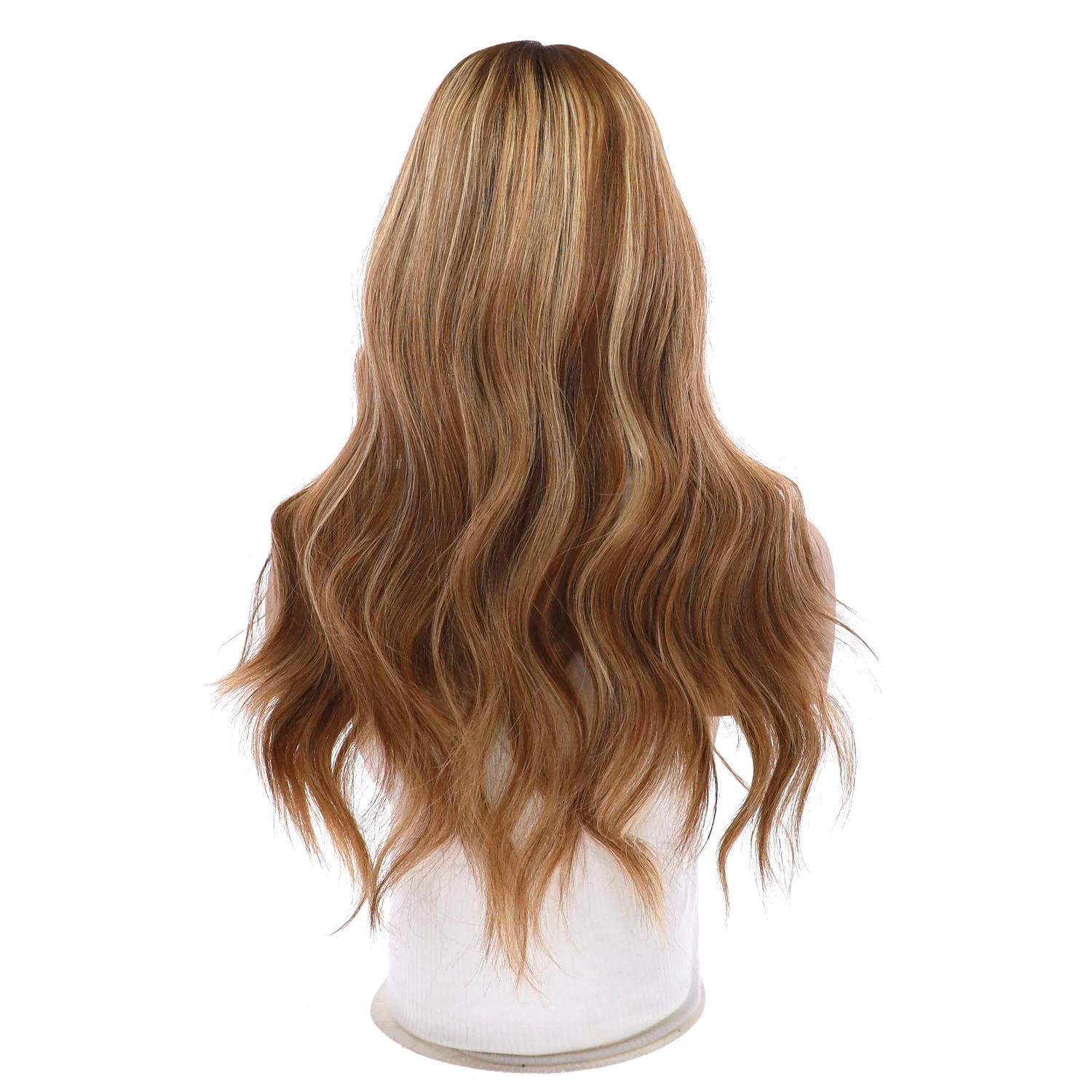 20" Onyx Silk Top Topper Medium Blonde w/ Highlights - Image 3