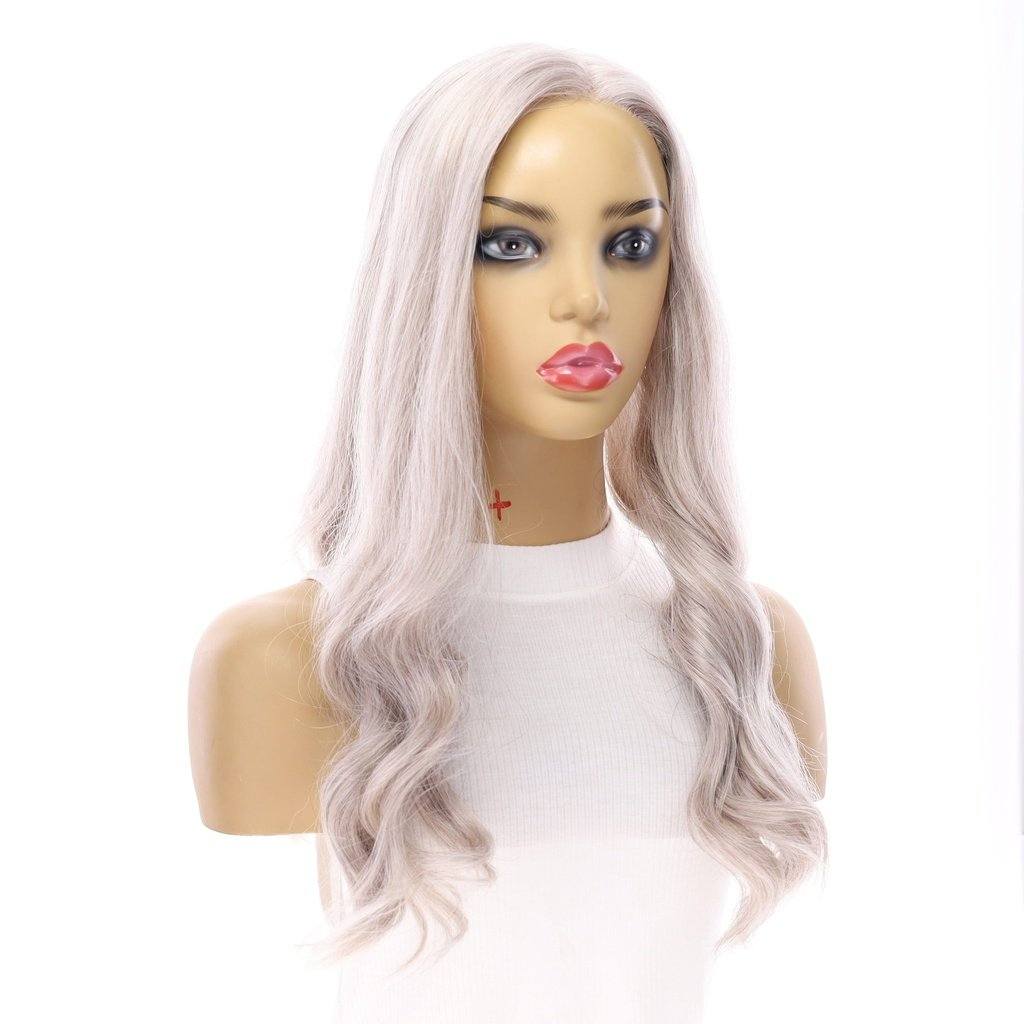 20" Onyx Silk Top Topper Snow Grey - Image 4