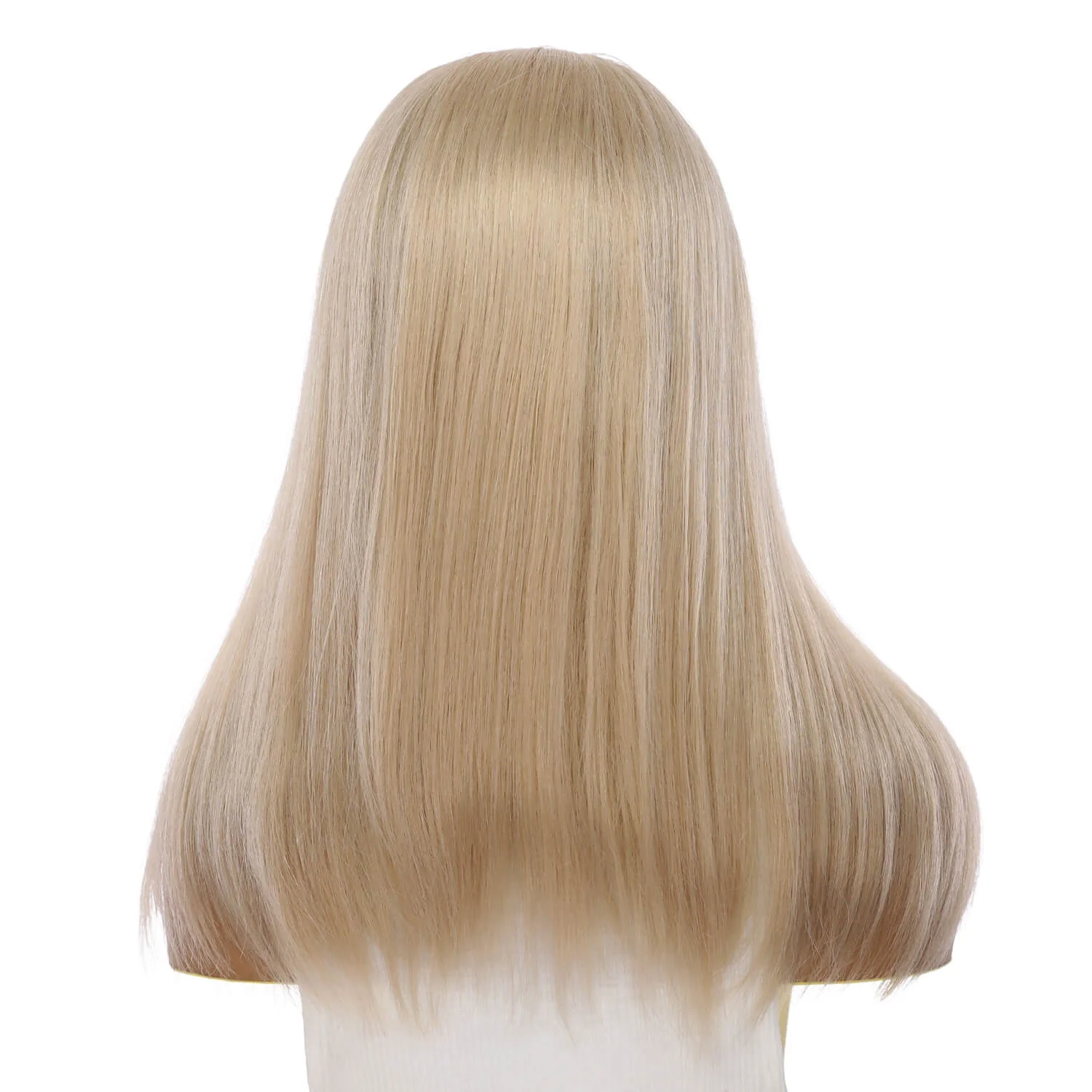 20" Princess Silk Top Wig Beige Blonde w/ No Rooting - Image 3