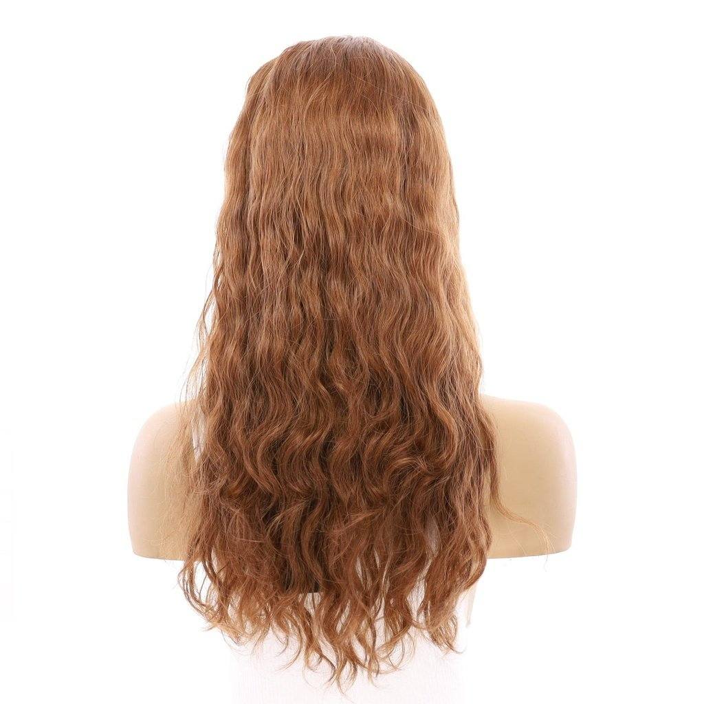 20" Princess Silk Top Wig Copper Wavy - Image 3