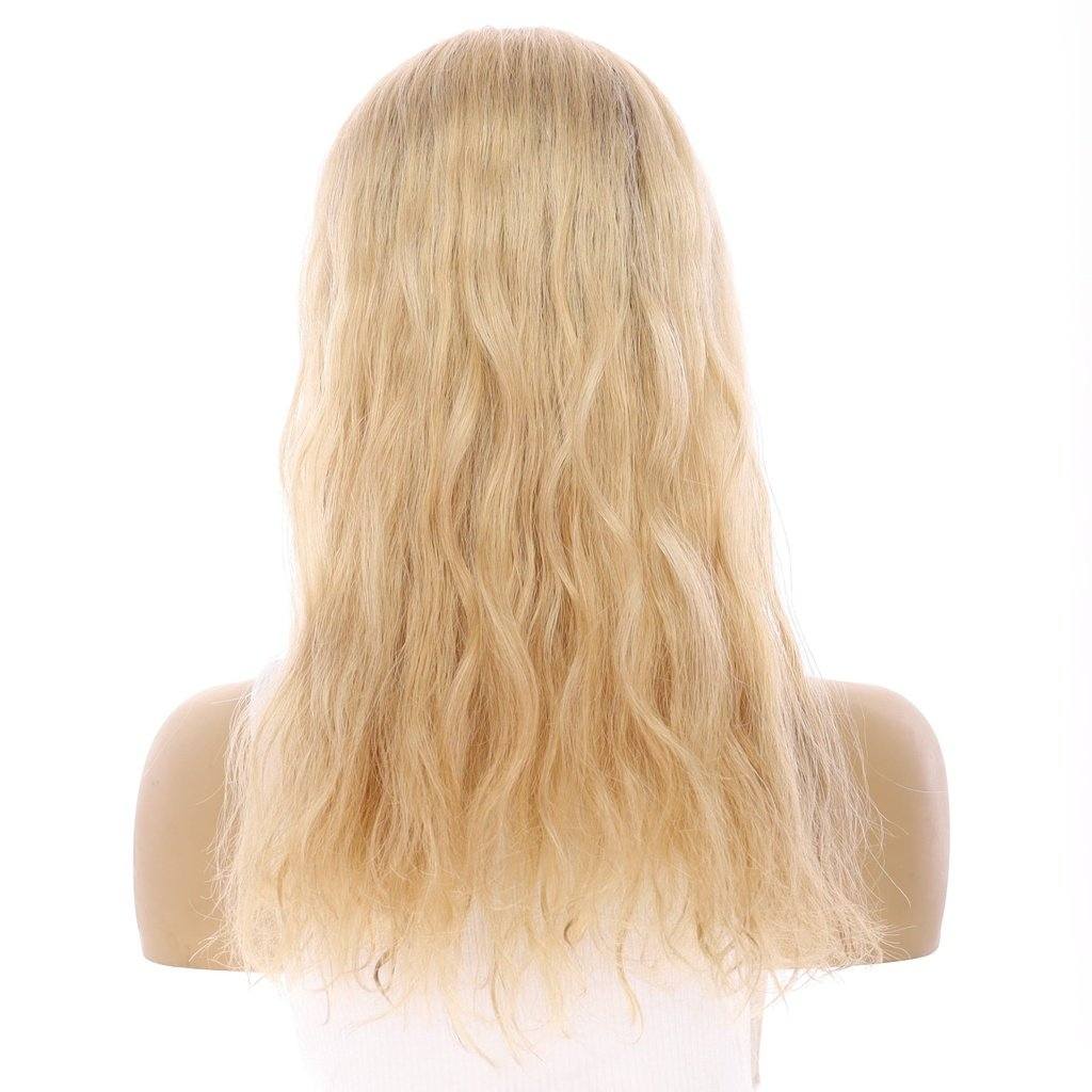 20" Princess Silk Top Wig Golden Blonde Wavy - Image 3