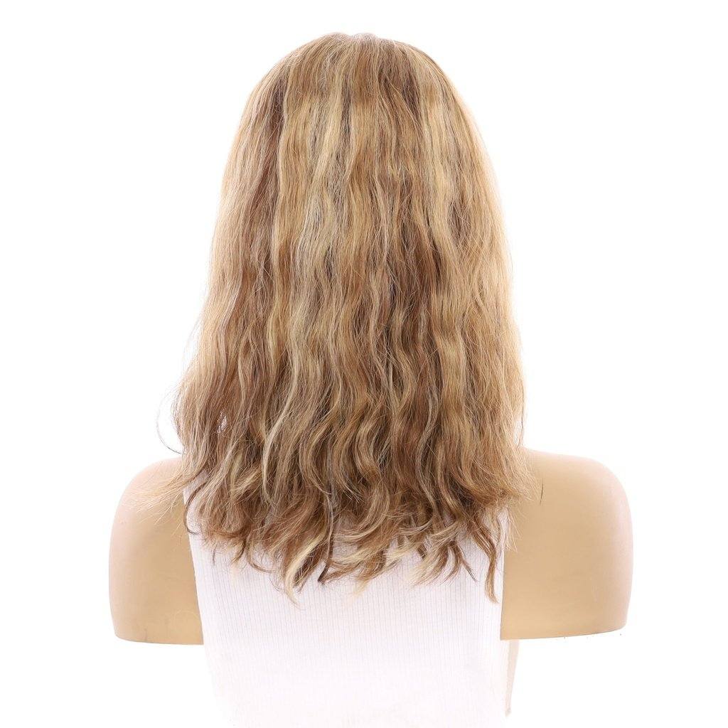 20" Princess Silk Top Wig Medium Blonde Wavy - Image 3