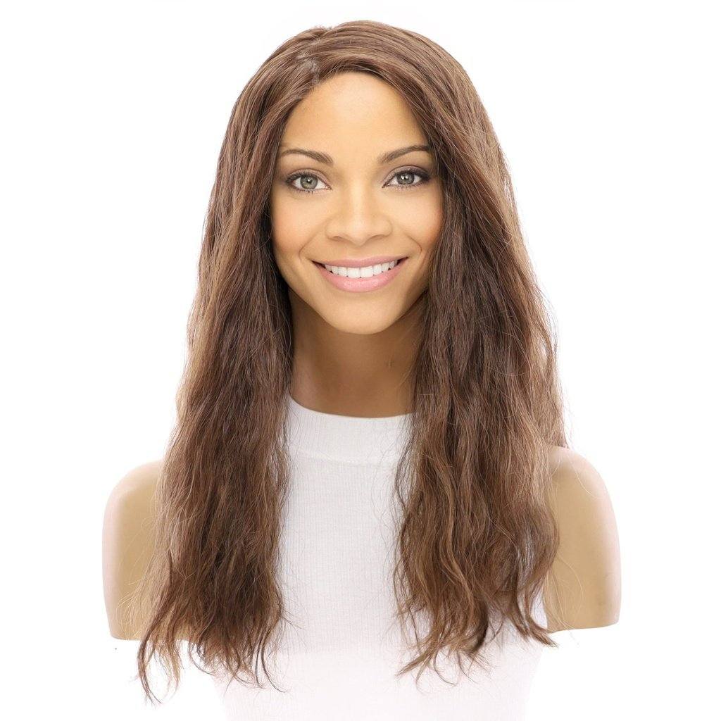20" Princess Silk Top Wig Medium Brown Babylight Wavy - Image 2