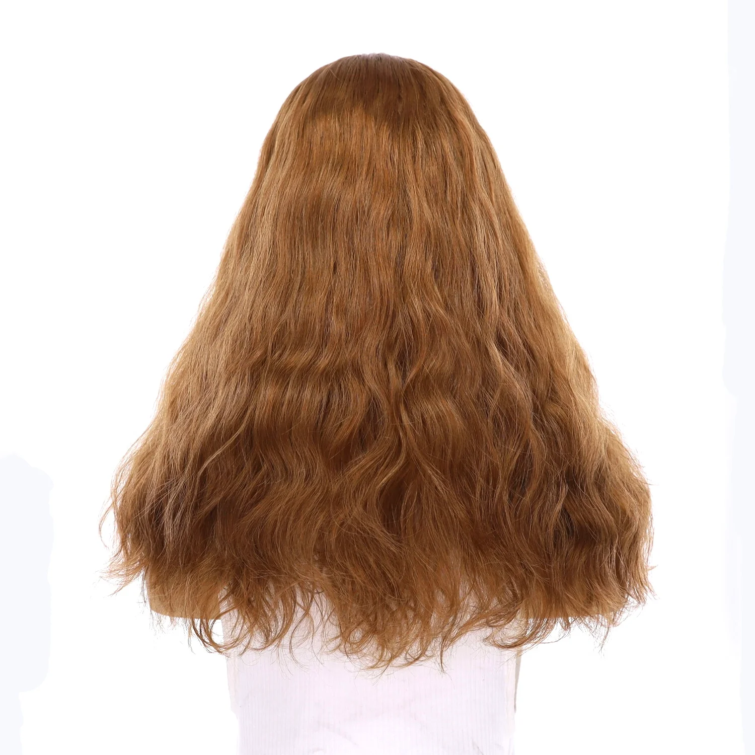 20" Princess Silk Top Wig Strawberry Blonde Wavy - Image 3