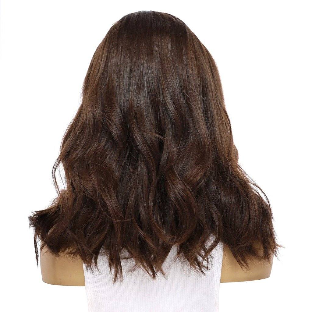 20" Secret Lace Top Wig #6 Neutral Medium Brown - Image 3