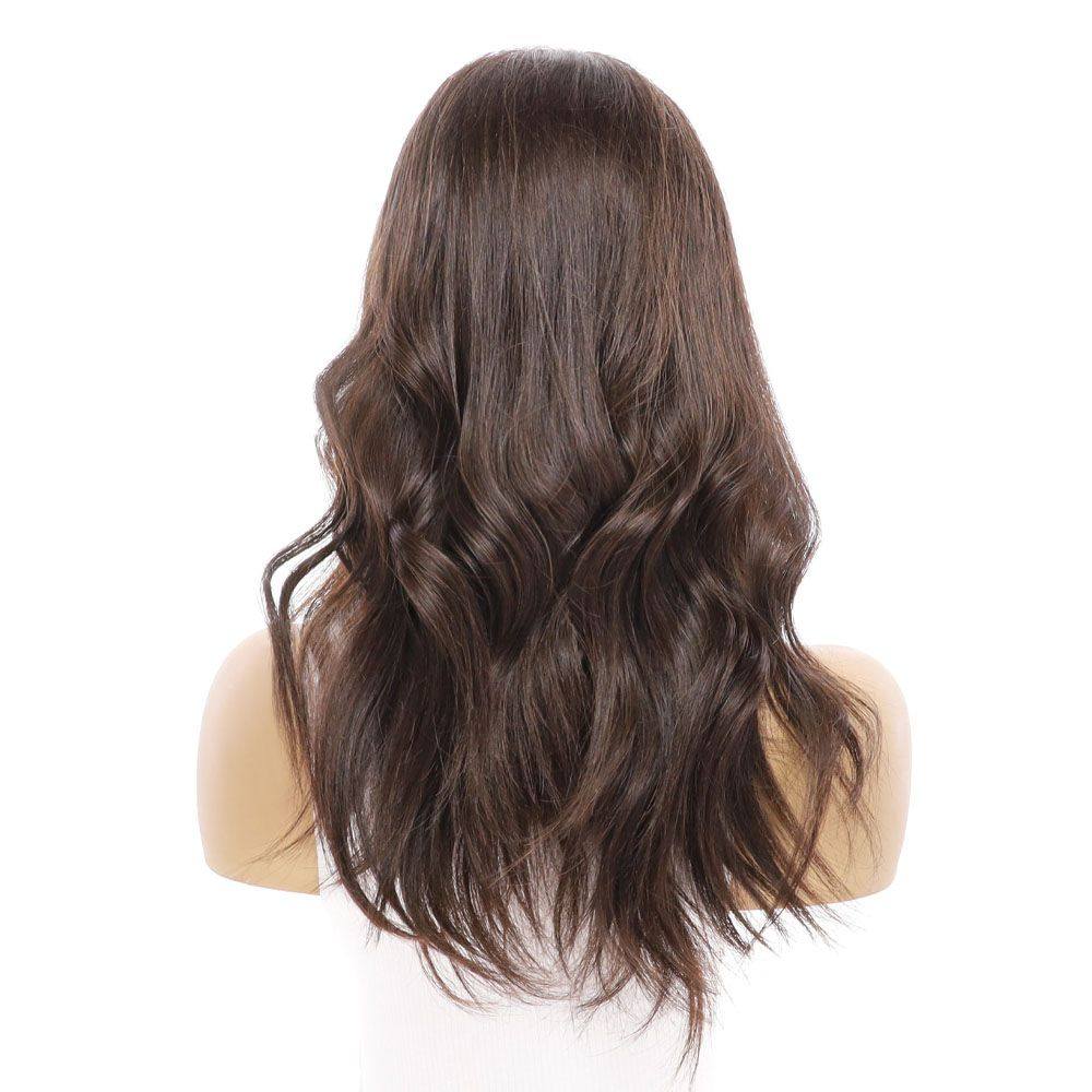 20" U-Shape Wig Dark Brown - Image 6