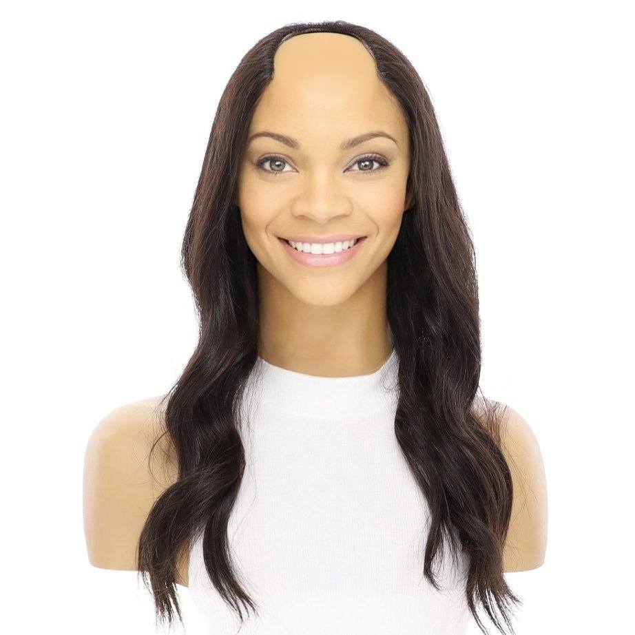 20" U-Shape Wig Soft Black - Image 3