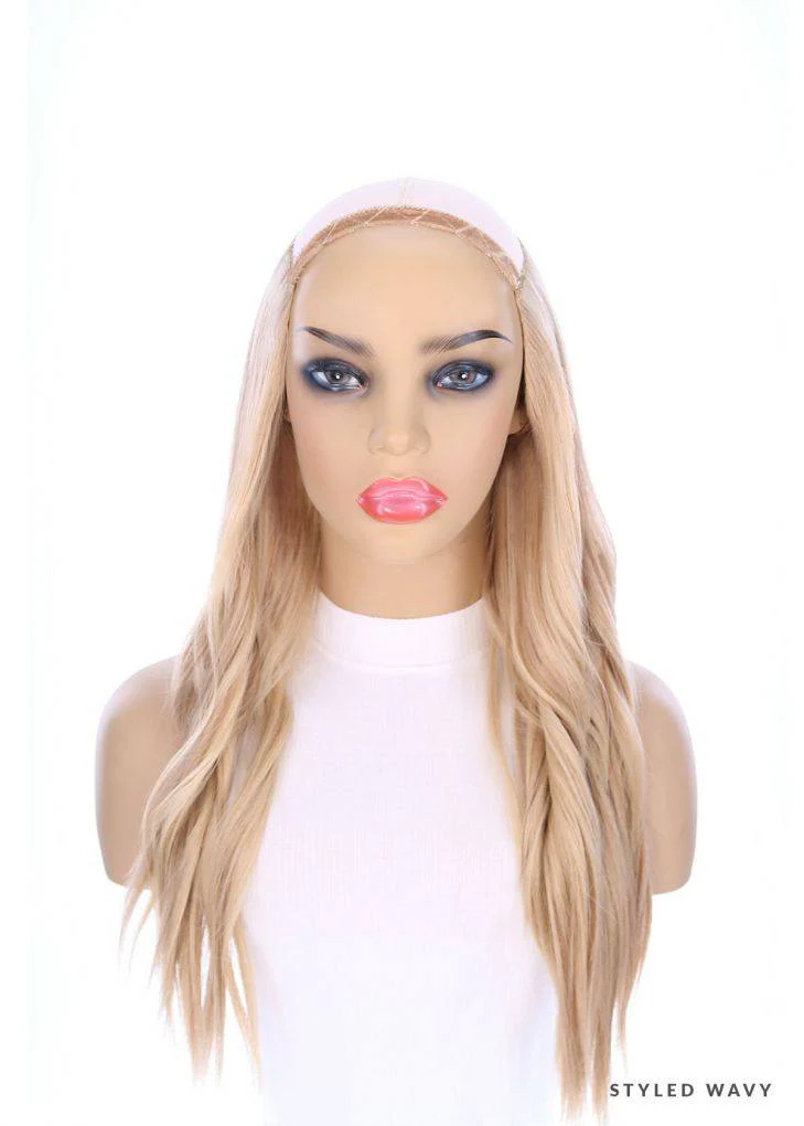 24" HatFall Wig Ash Blonde - Image 5