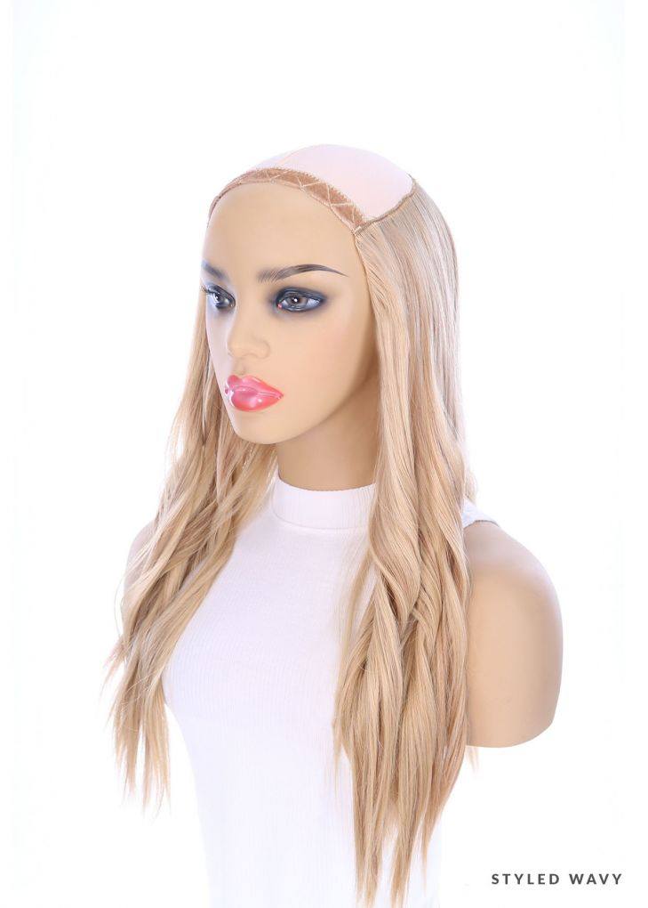 24" HatFall Wig Ash Blonde - Image 6