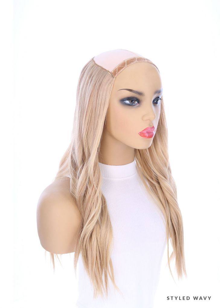 24" HatFall Wig Ash Blonde - Image 8