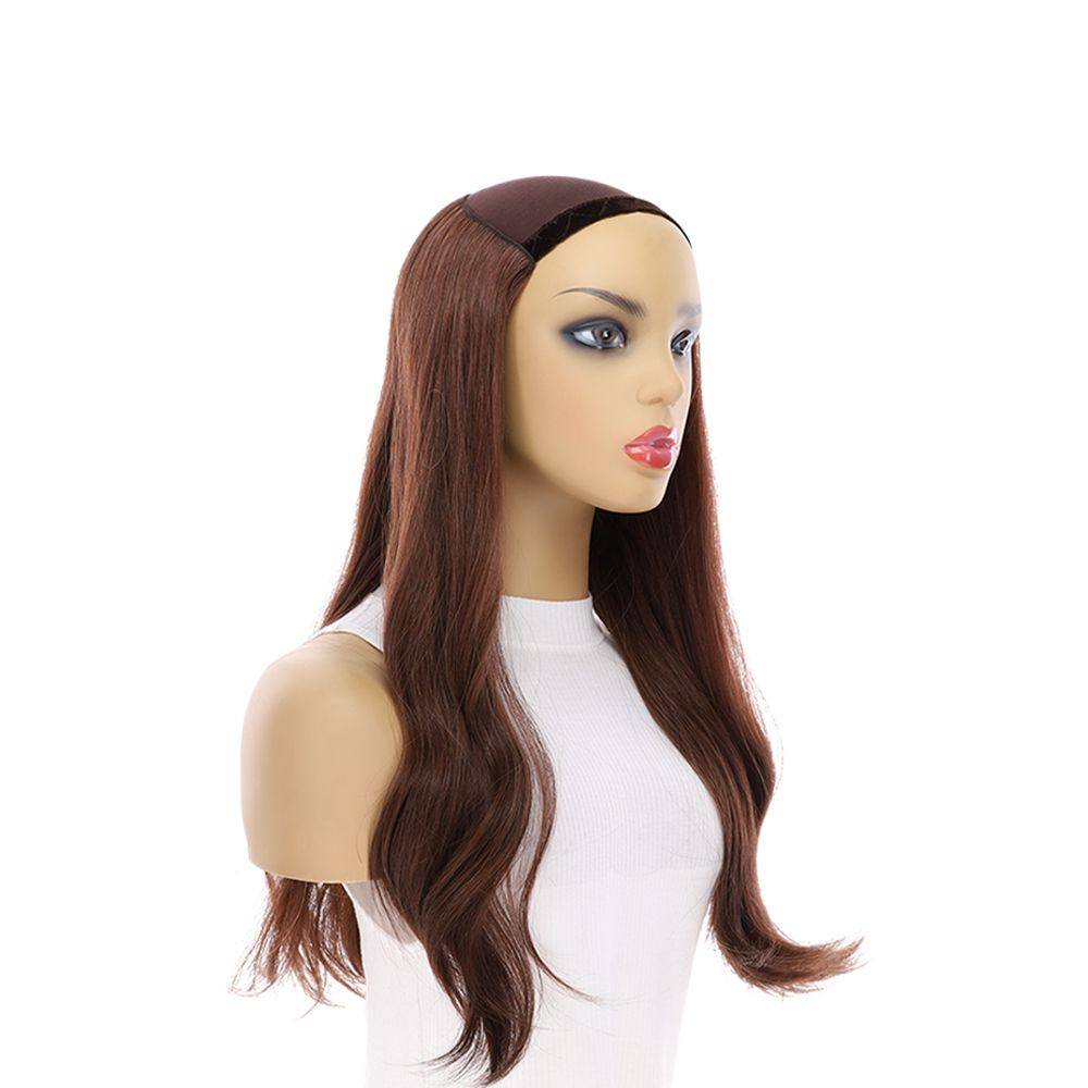 24" HatFall Wig Auburn - Image 4