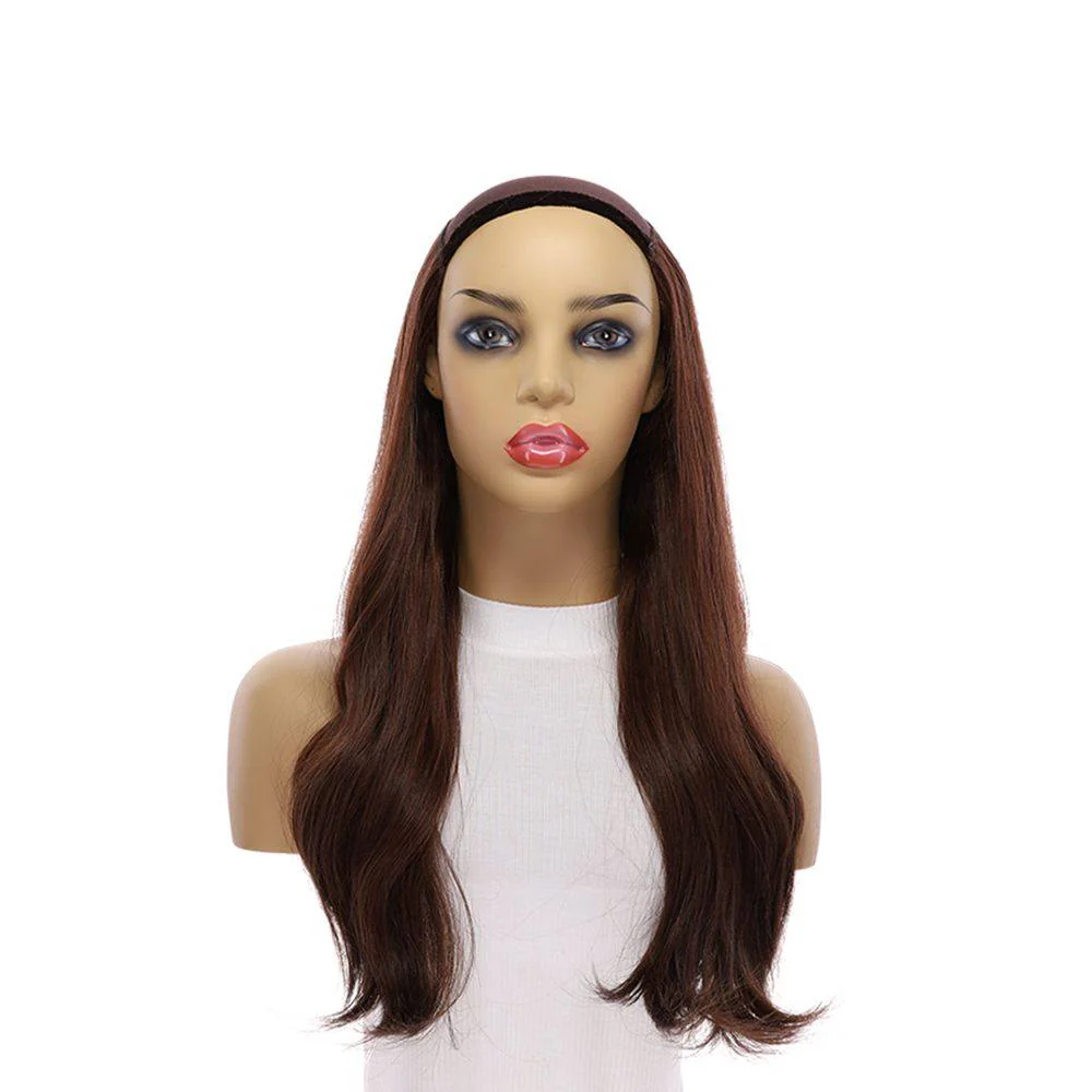 24" HatFall Wig Auburn - Image 5