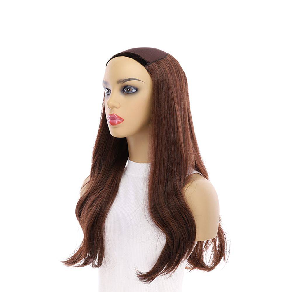24" HatFall Wig Auburn - Image 6