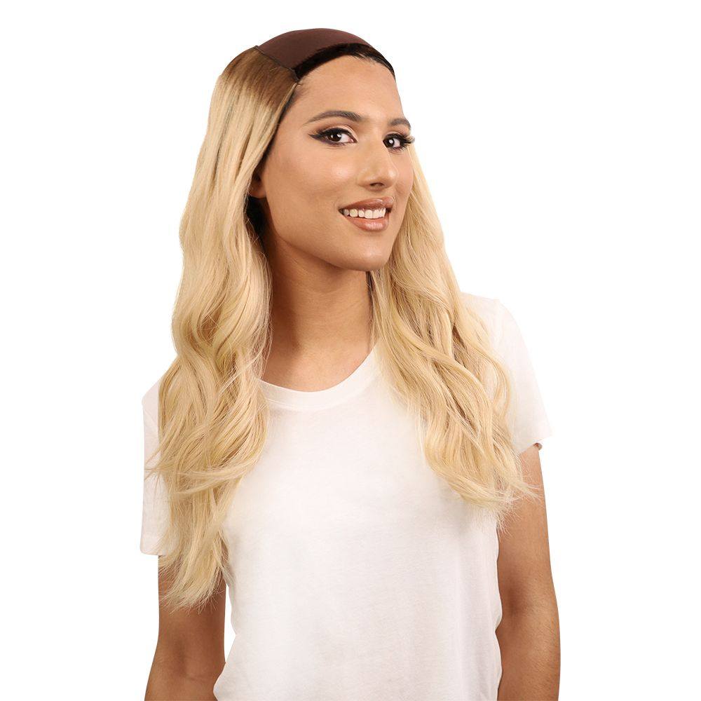 24" HatFall Wig Beige Blonde - Image 2