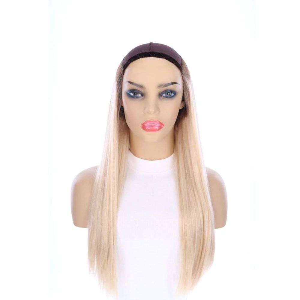 24" HatFall Wig Beige Blonde - Image 7