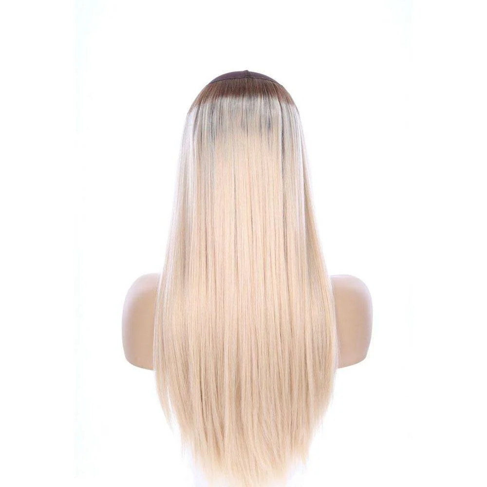 24" HatFall Wig Beige Blonde - Image 8