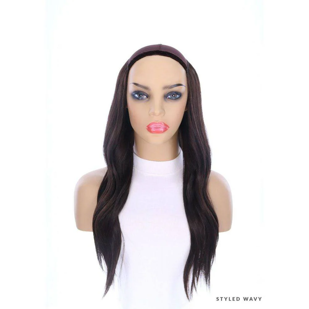 24" HatFall Wig Soft Black - Image 11