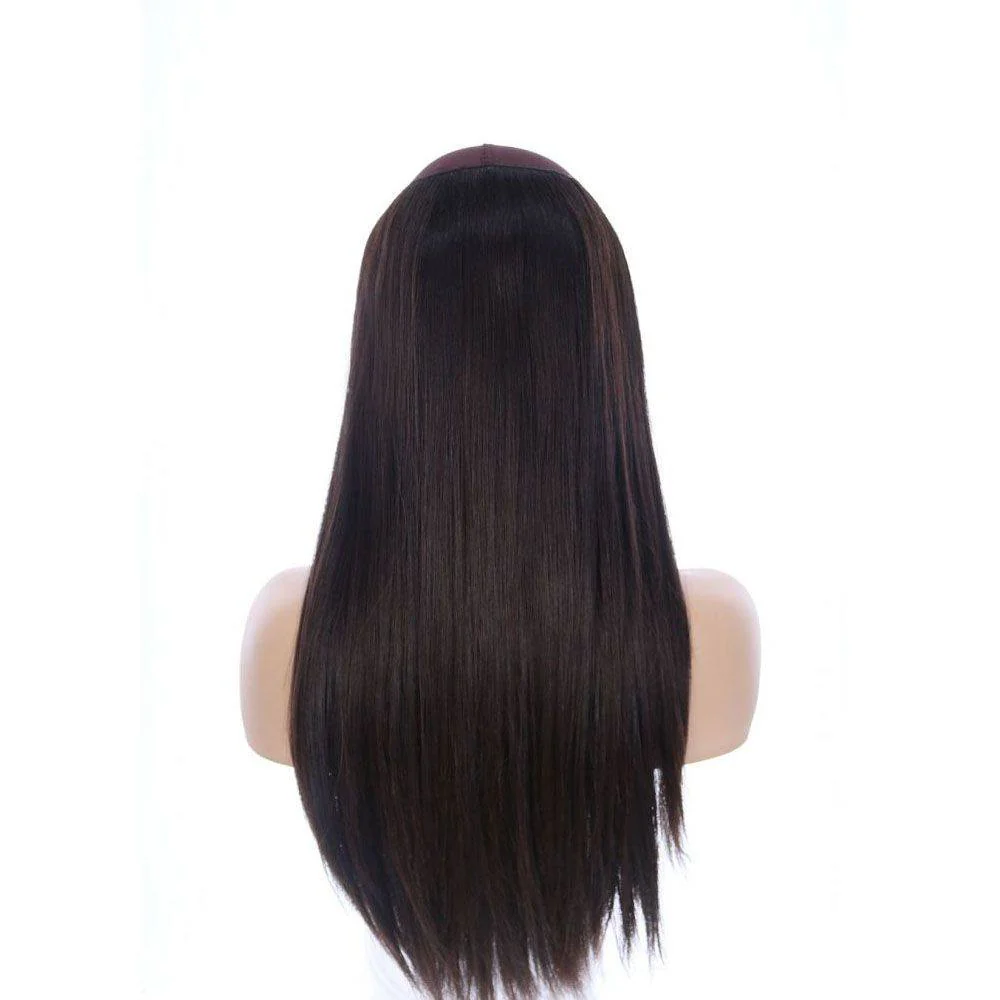 24" HatFall Wig Soft Black - Image 12