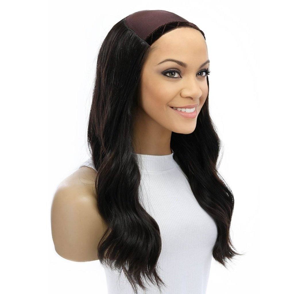 24" HatFall Wig Soft Black - Image 4