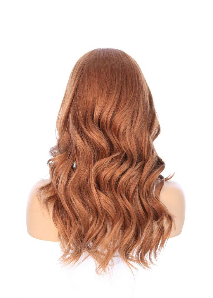 22" Ponytail Silk Part Wig Copper - Image 4