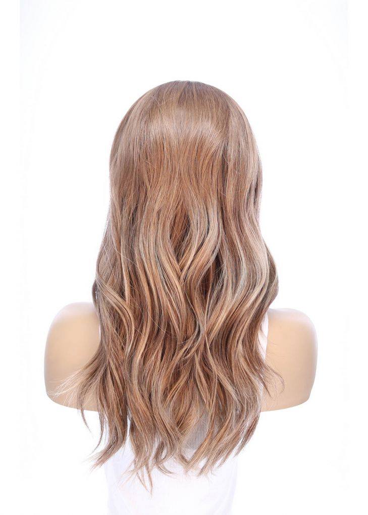 22" Ponytail Silk Part Wig Light Brown Babylight - Image 4