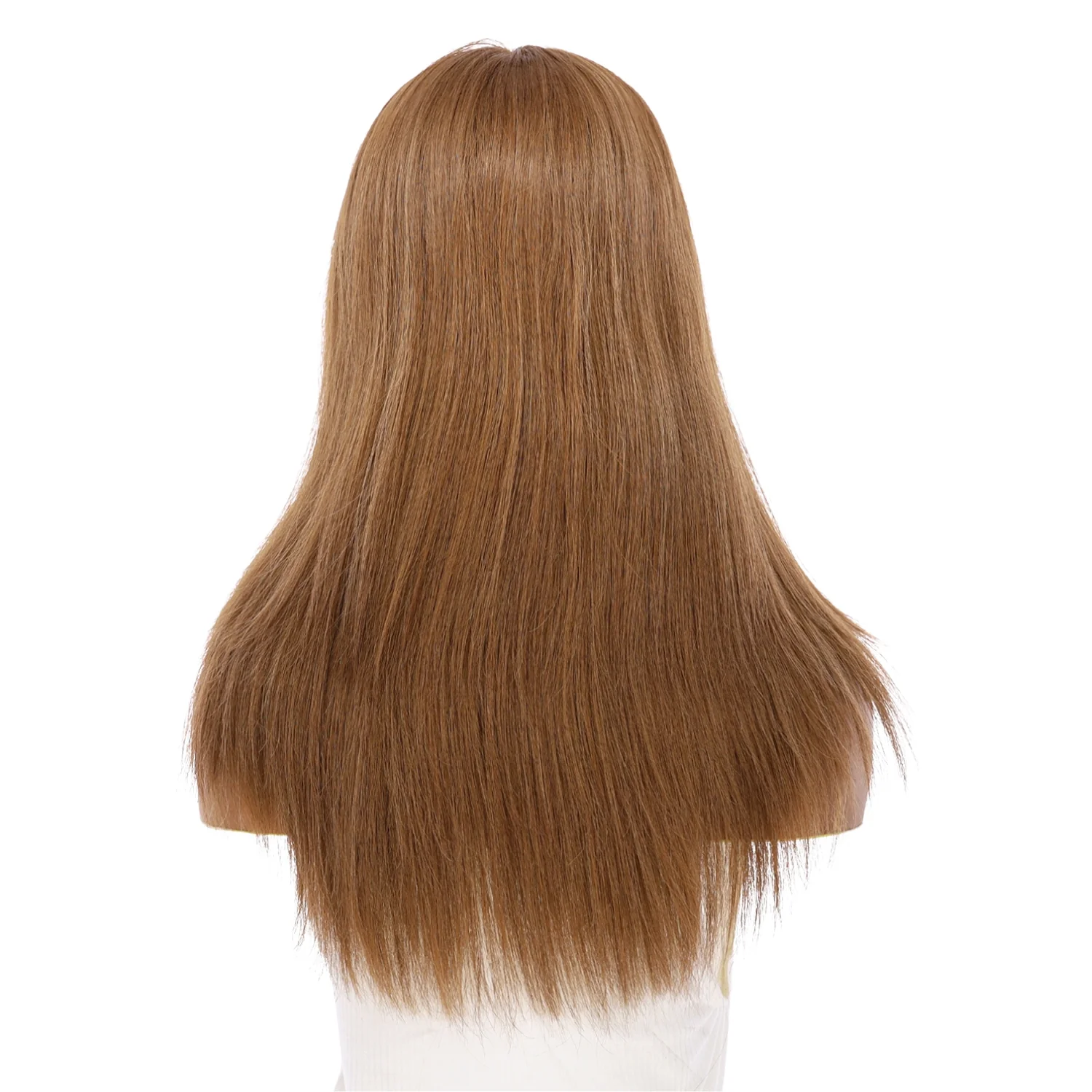 22" Ponytail Silk Part Wig Strawberry Blonde - Image 3