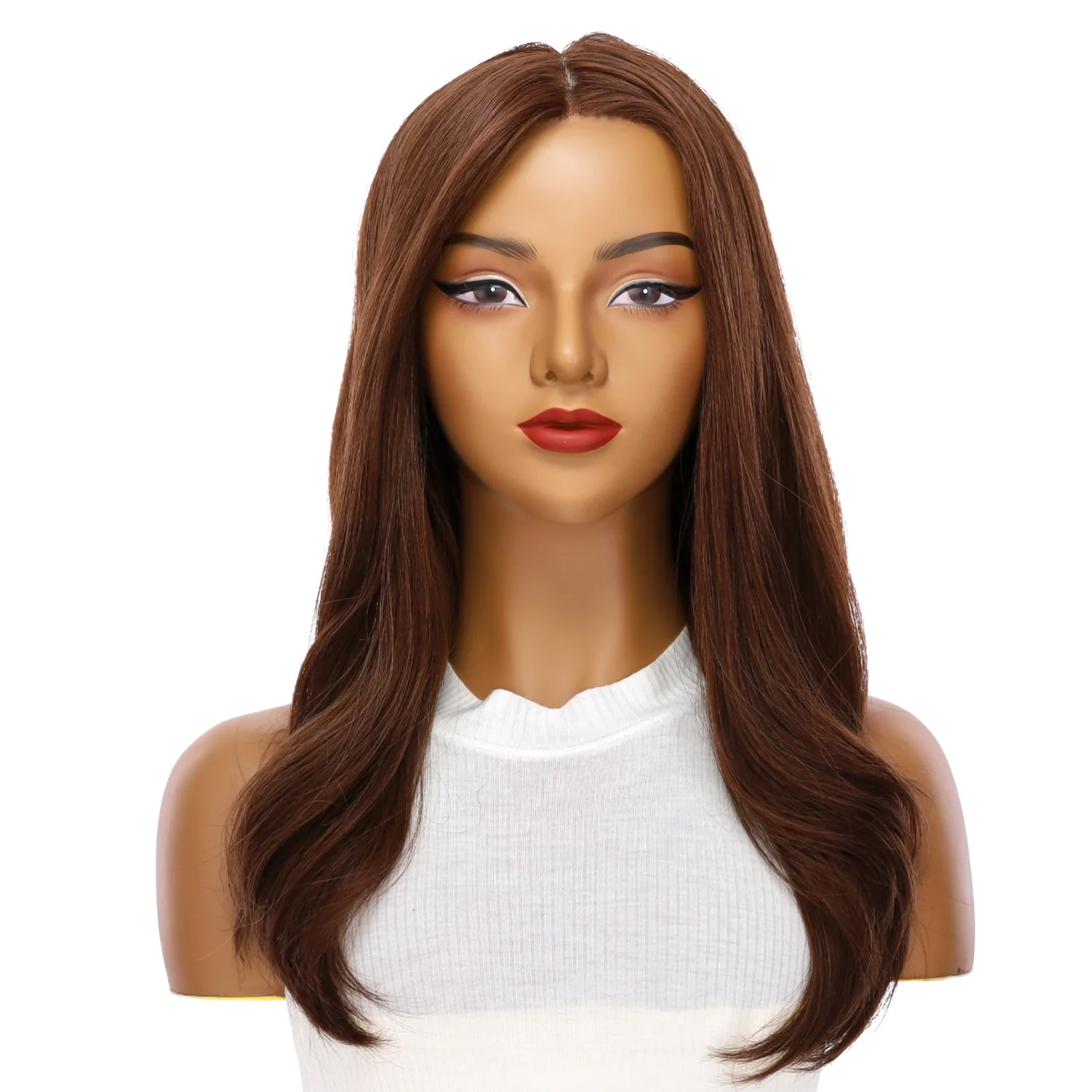 22" Reese Silk Top Wig Auburn - Image 2