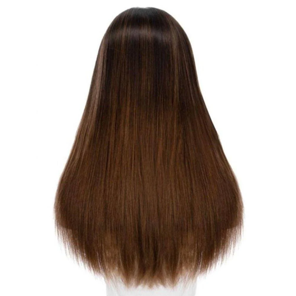 22" Reese Silk Top Wig Dark Brown Ombre - Image 3