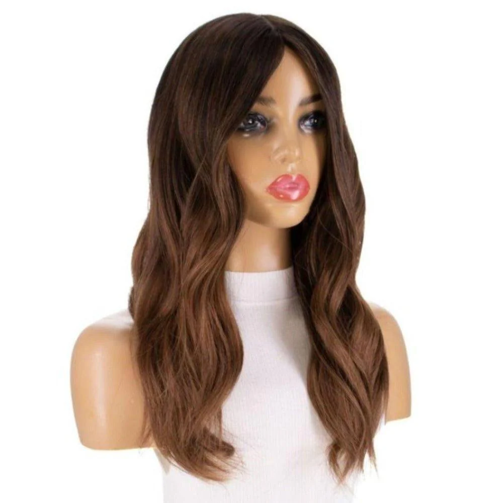 22" Reese Silk Top Wig Dark Brown Ombre - Image 5
