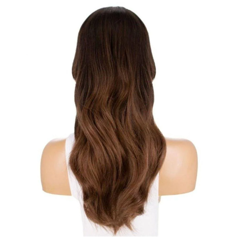 22" Reese Silk Top Wig Dark Brown Ombre - Image 6