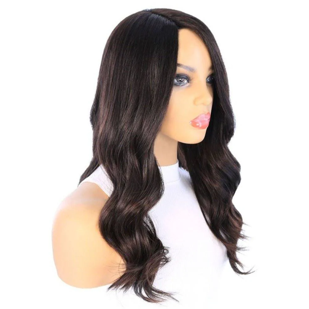 22" Reese Silk Top Wig Soft Black - Image 4