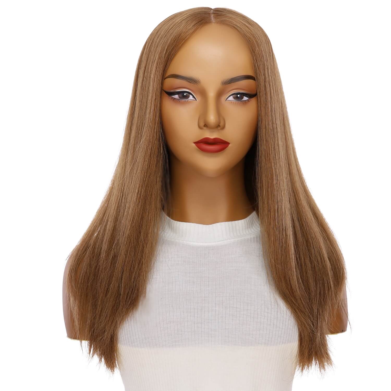 22" Reese Silk Top Wig Strawberry Blonde - Image 2