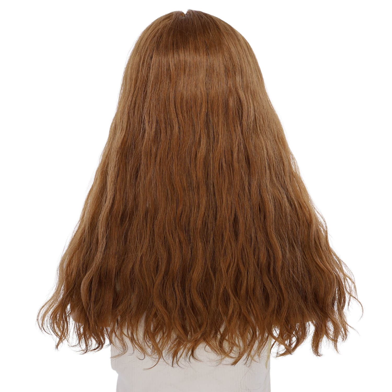 22" Princess Silk Top Wig Copper Wavy - Image 3