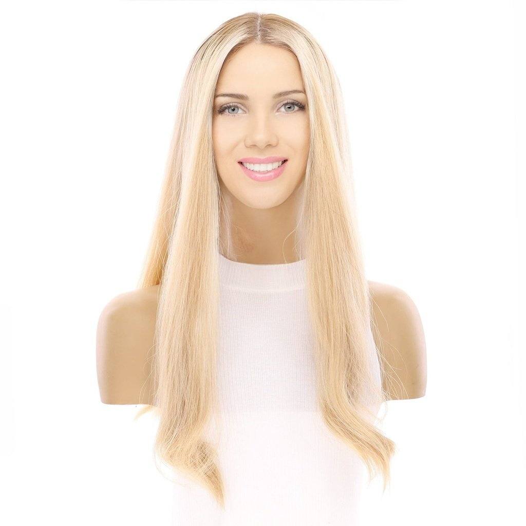 22" Princess Silk Top Wig Golden Blonde - Image 2