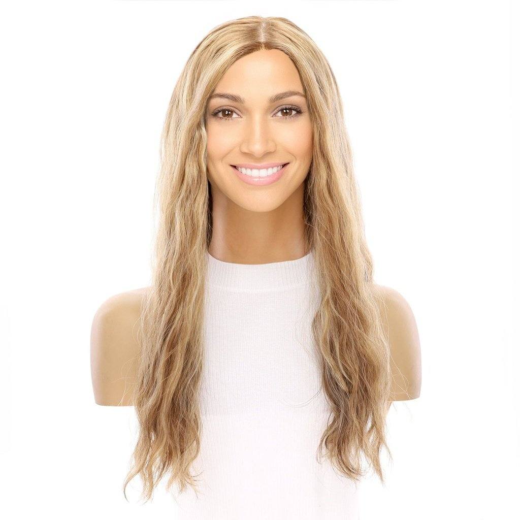 22" Princess Silk Top Wig Medium Blonde Wavy - Image 2