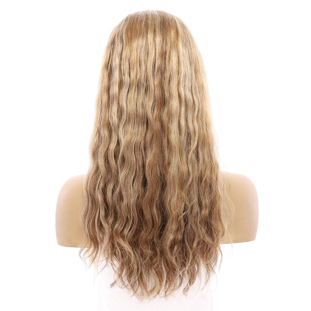 22" Princess Silk Top Wig Medium Blonde Wavy - Image 3