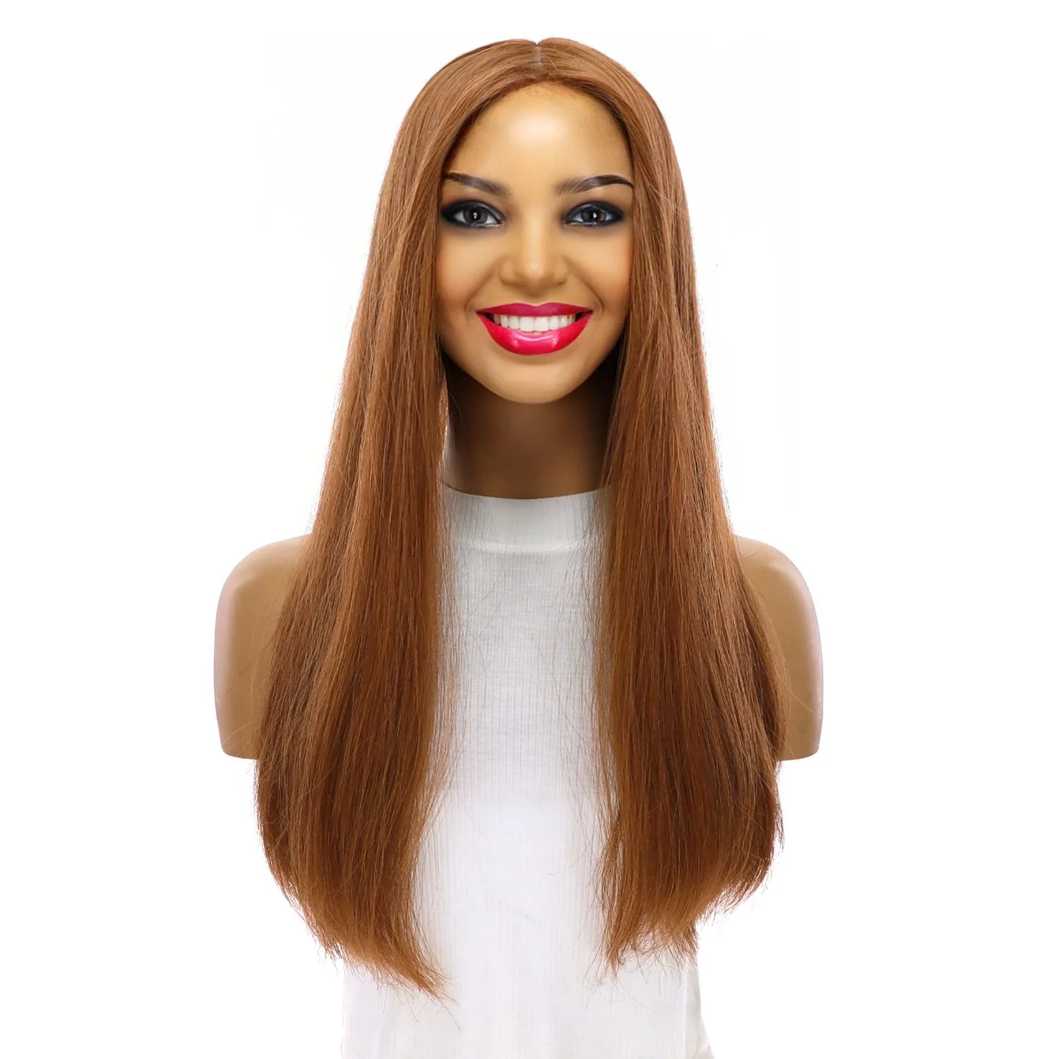 22" Princess Silk Top Wig Strawberry Blonde - Image 2