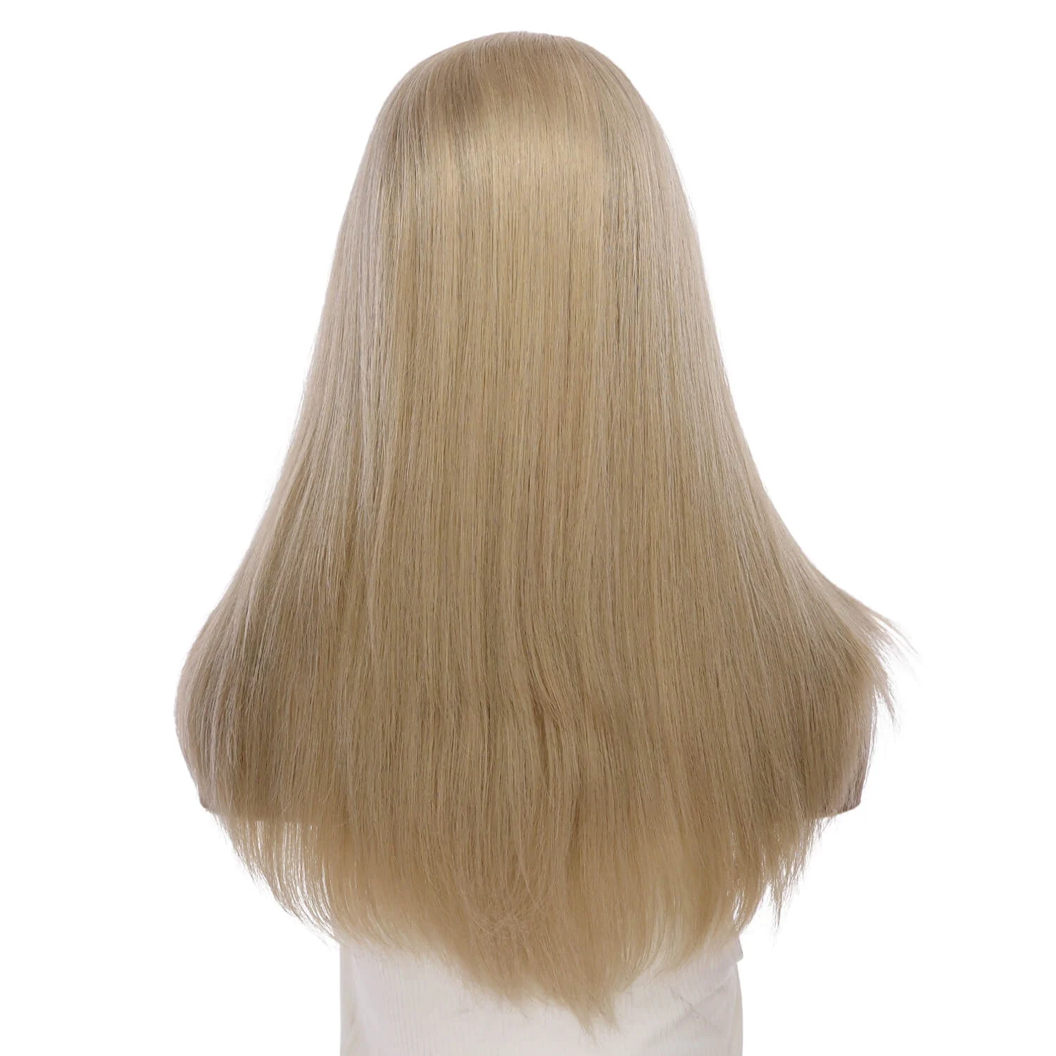 22" Reese Silk Top Wig Beige Blonde w/ No Rooting - Image 3