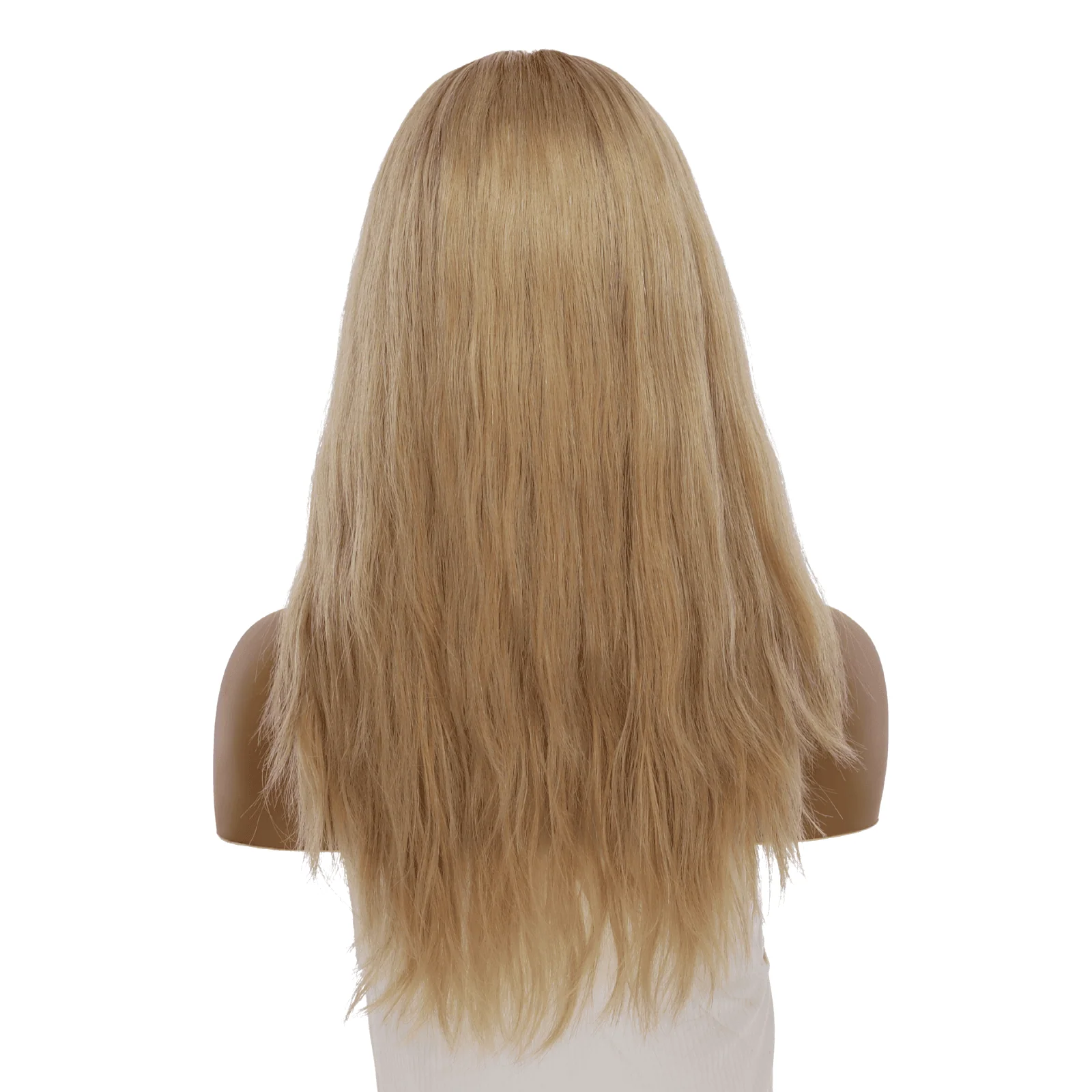 22" Reese Silk Top Wig Golden Blonde Wavy - Image 3
