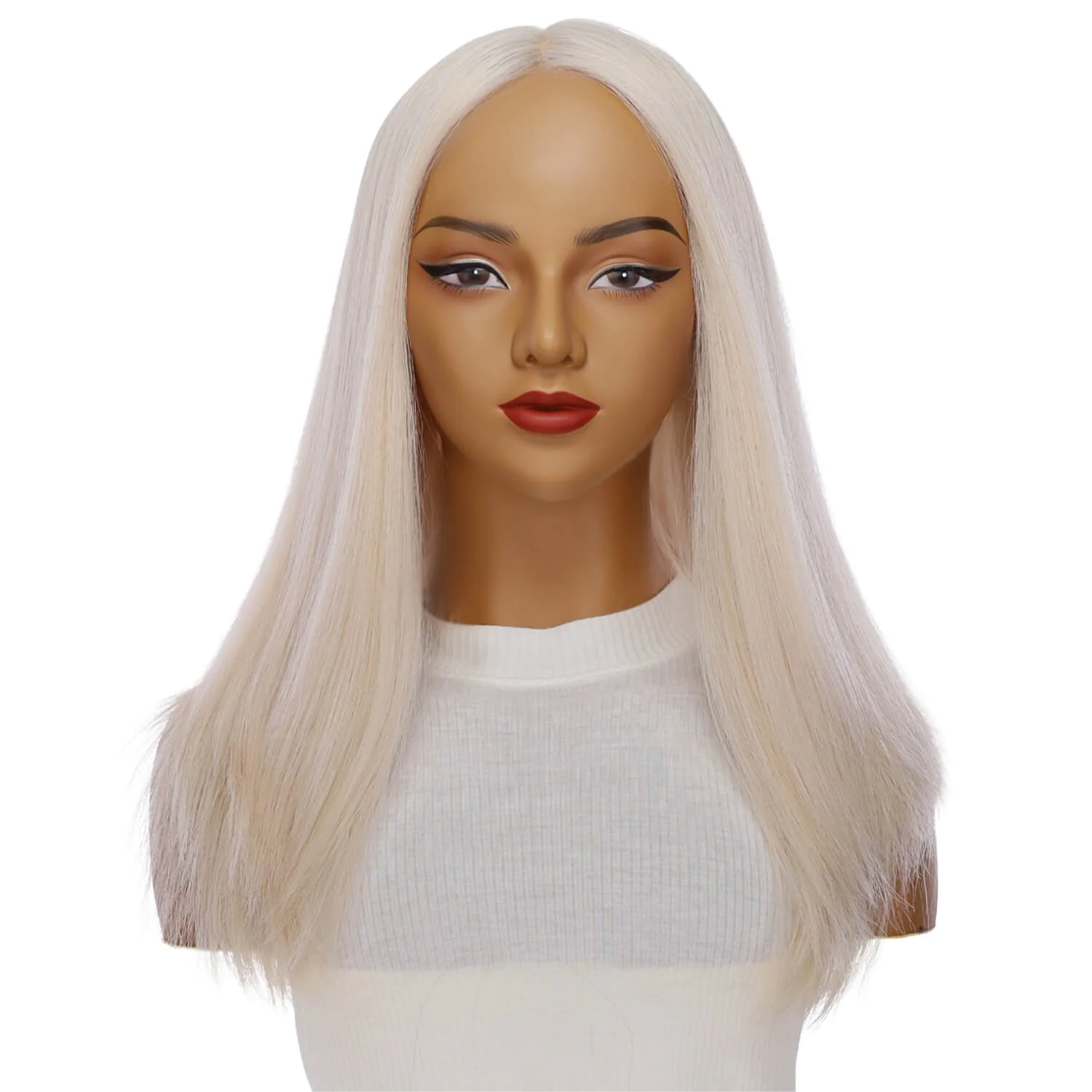22" Reese Silk Top Wig Ice Blonde - Image 2