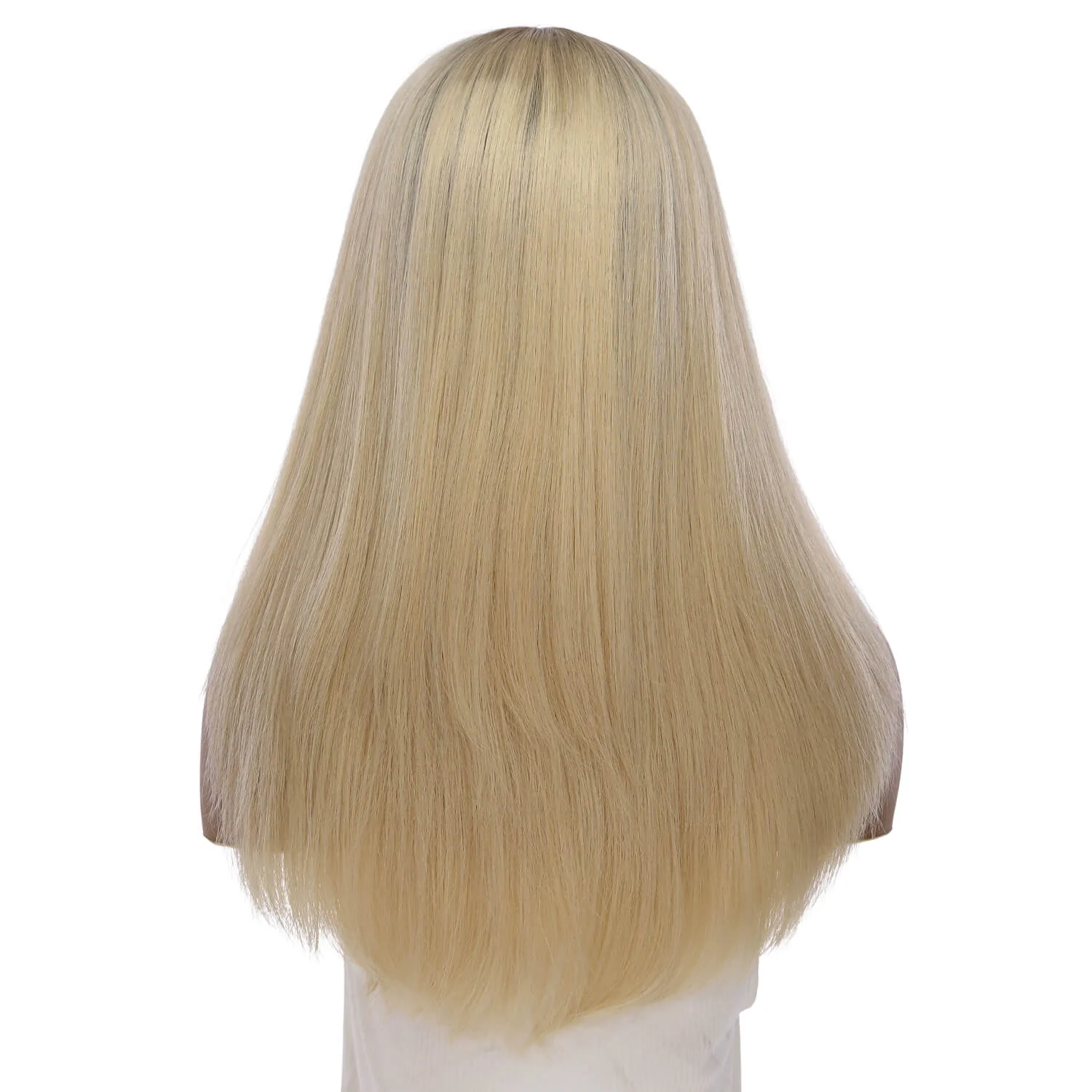 22" Reese Silk Top Wig Platinum Blonde 2.0 - Image 3
