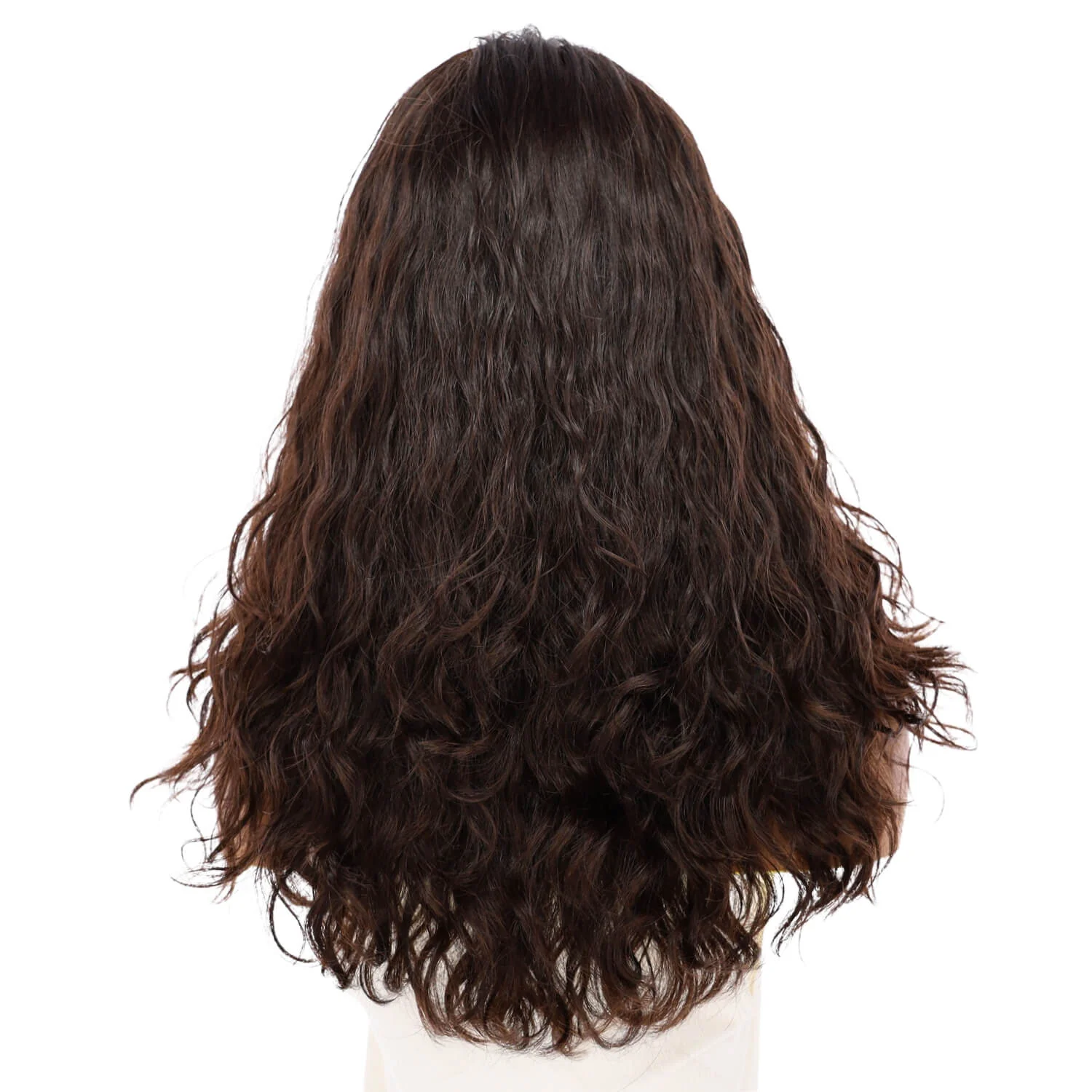 22" Reese Silk Top Wig Soft Black Wavy - Image 3