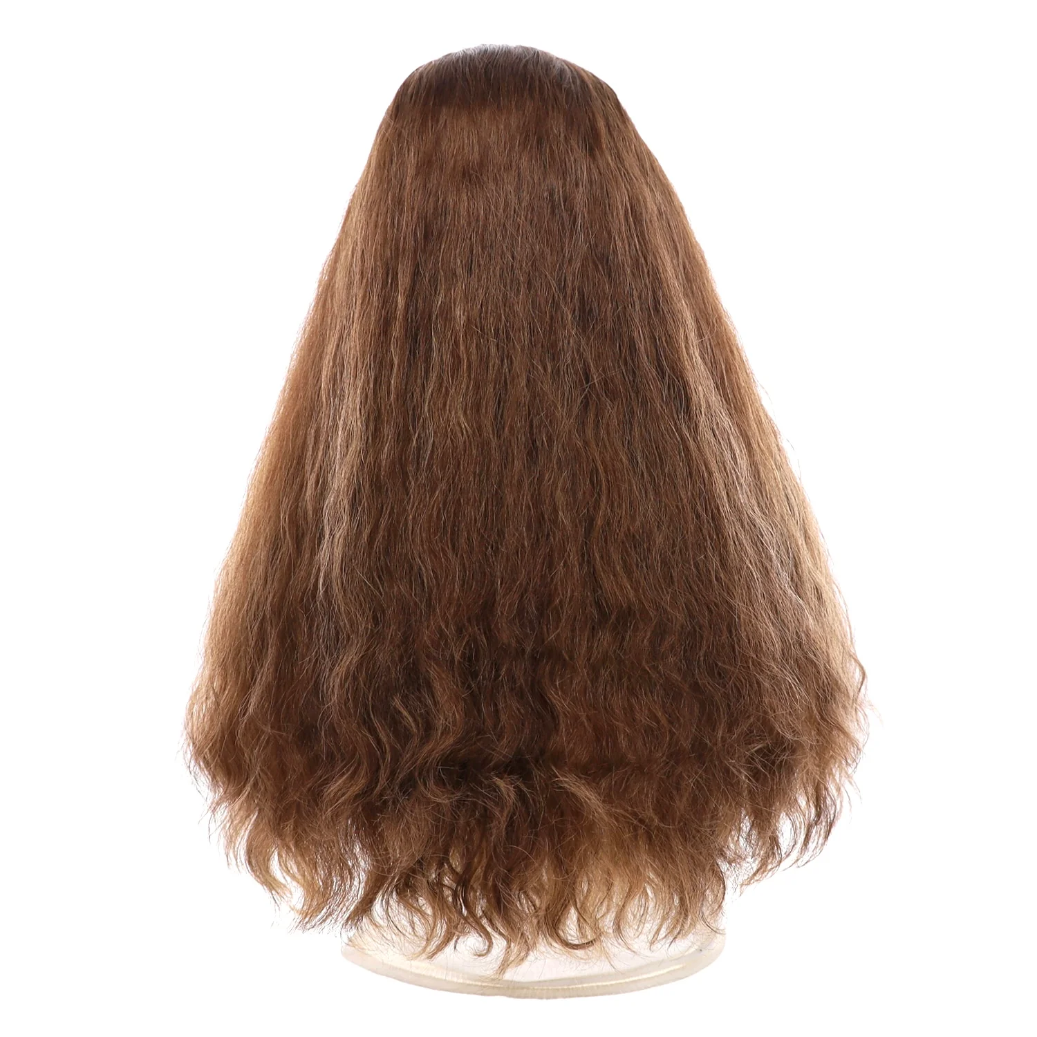 24" 3/4 Bandfall Wig Medium Brown Balayage Wavy - Image 3